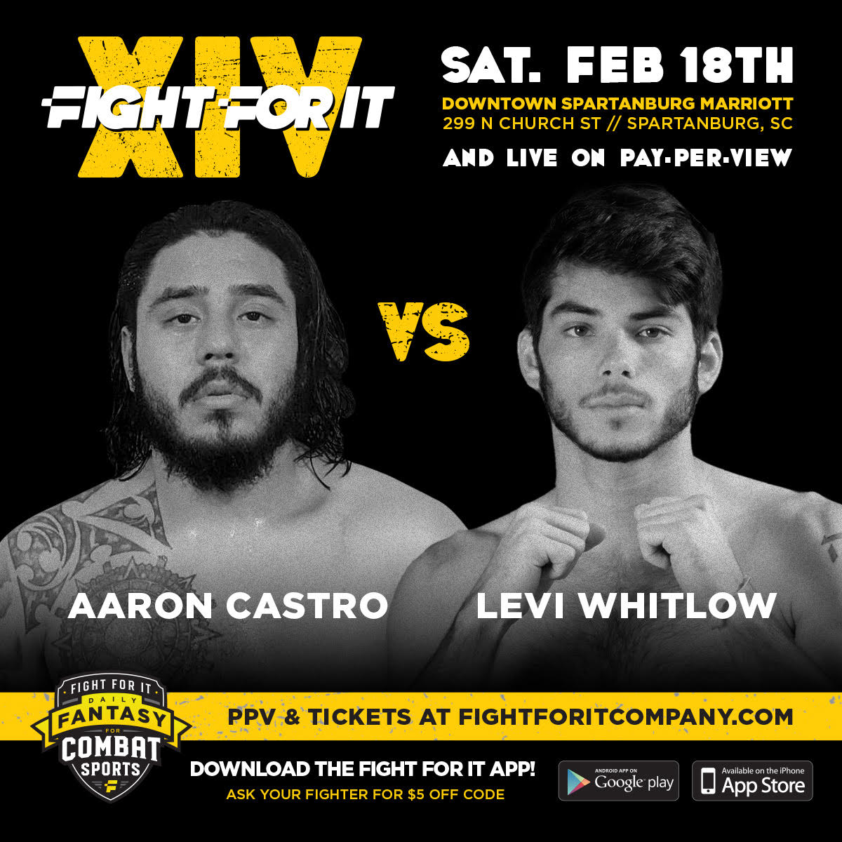 Aaron Castro and Levi Whitlow make their professional MMA debuts