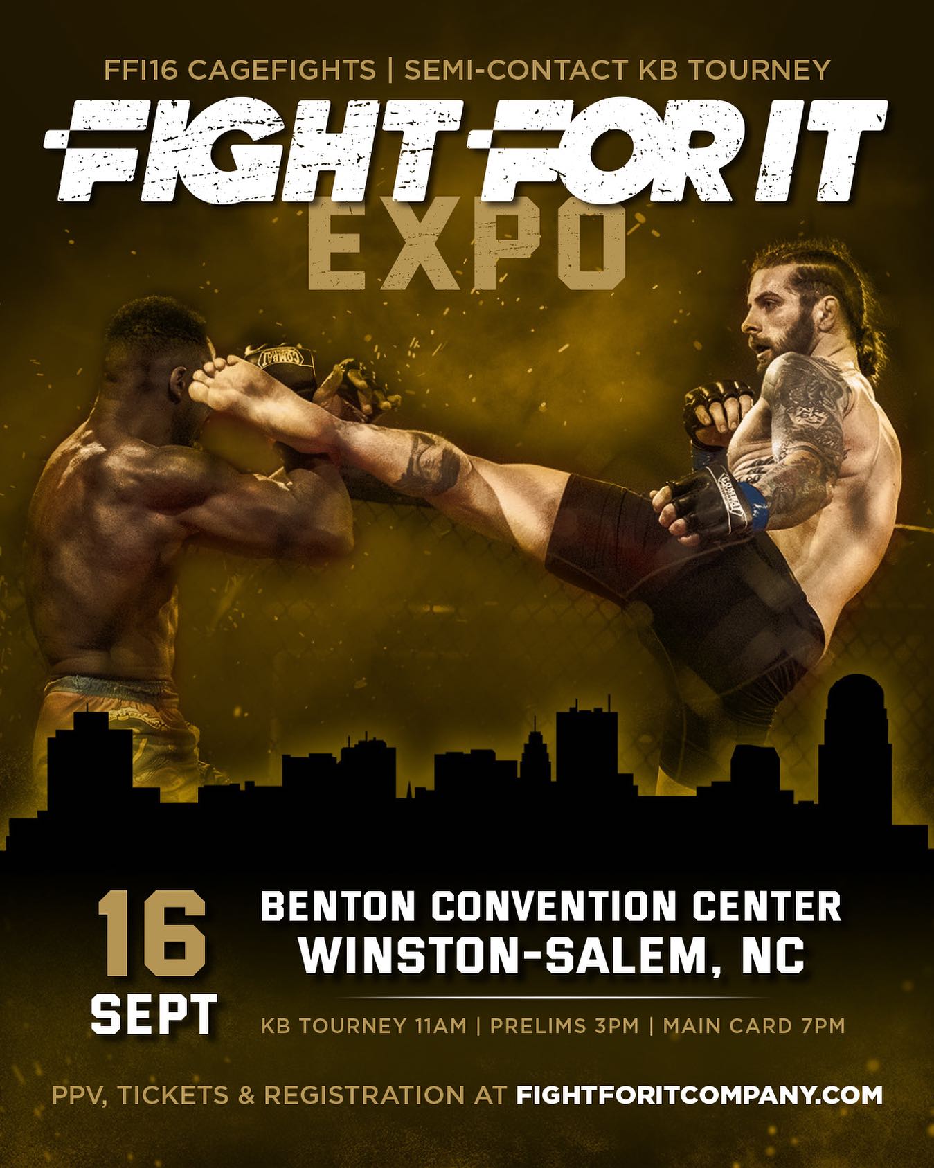 The Fight For It Expo lands in Winston-Salem, NC on Sept. 16 - Fight For It  & Company